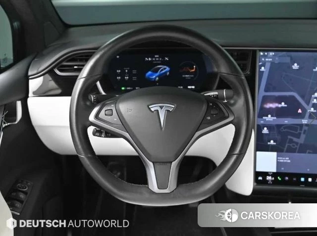 Tesla Model X 2020 Синий из Кореи, фото 4