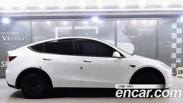 Tesla Model Y 2022 Белый из Кореи, фото 4