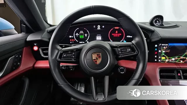Porsche Taycan 2024 Небесно-голубой из Кореи, фото 4