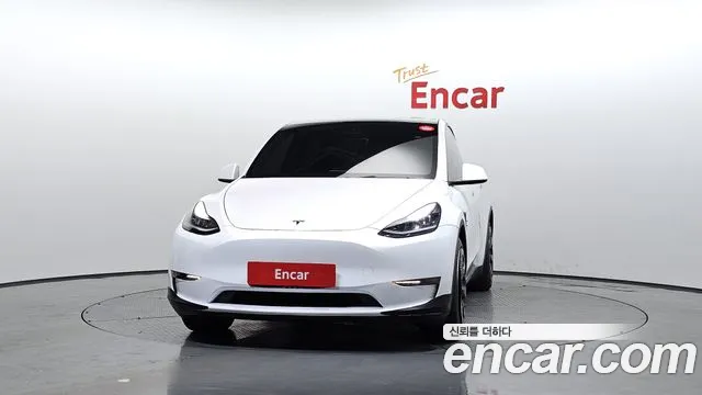 Tesla Model Y 2021 Белый из Кореи, фото 4