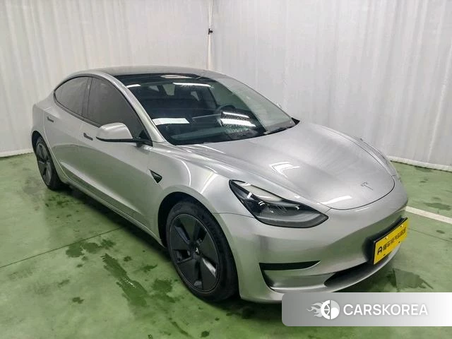 Tesla Model 3 2021 Серебристо-серый из Китая, фото 4
