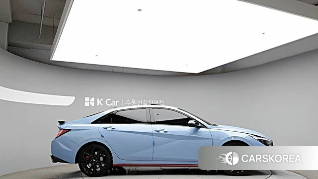 Hyundai Avante (CN7) 2021 Небесно-голубой из Кореи, фото 4