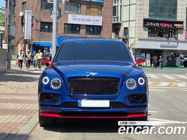 Bentley Bentayga 2018 Синий из Кореи, фото 4