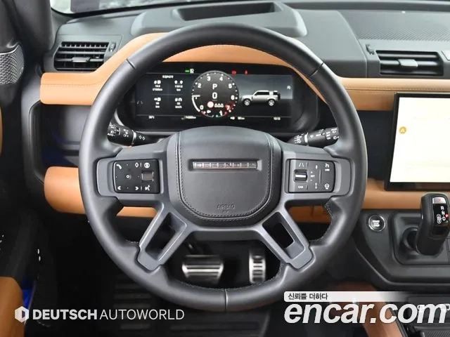 Land Rover Defender (L663) 2024 Черный из Кореи, фото 4