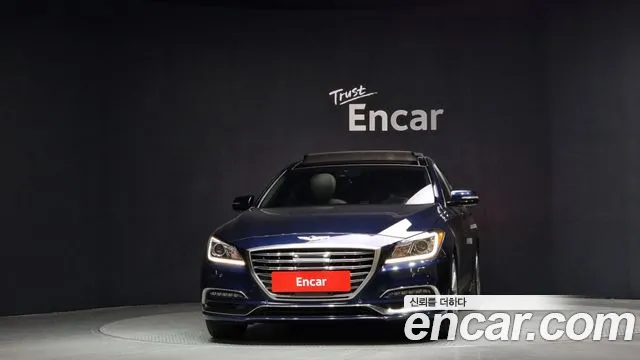 Genesis G80 2018 Синий из Кореи, фото 4