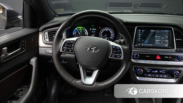 Hyundai Sonata New Rise Hybrid 2018 Серый из Кореи, фото 4