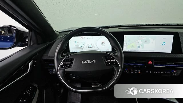 Kia EV6 2022 Синий из Кореи, фото 4
