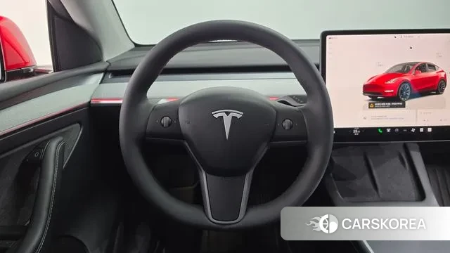 Tesla Model Y 2024 Красный из Кореи, фото 4