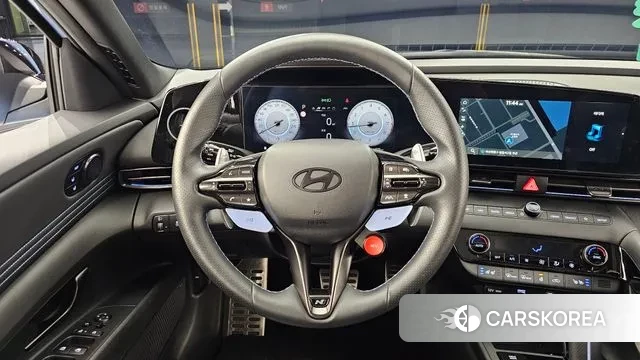 Hyundai The New Avante (CN7) 2023 Небесно-голубой из Кореи, фото 4