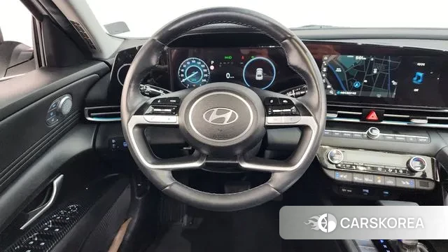 Hyundai The New Avante Hybrid (CN7) 2023 Белый из Кореи, фото 4