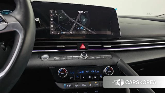Hyundai Avante Hybrid (CN7) 2021 Серебристо-серый из Кореи, фото 4