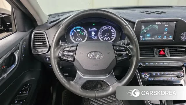 Hyundai Grandeur IG Hybrid 2018 Черный из Кореи, фото 4