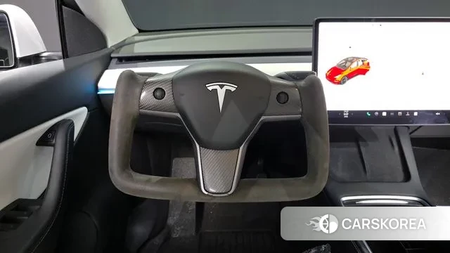 Tesla Model Y 2021 Белый из Кореи, фото 4