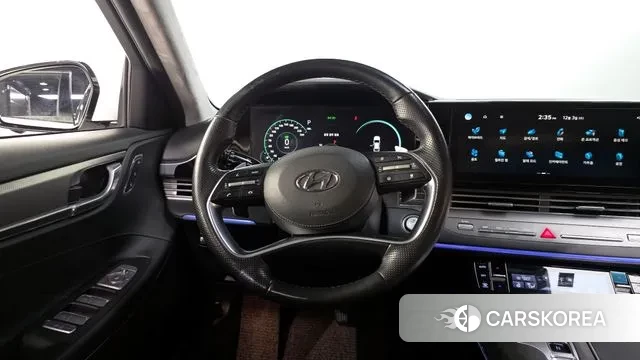 Hyundai The New Grandeur IG Hybrid 2020 Белый из Кореи, фото 4