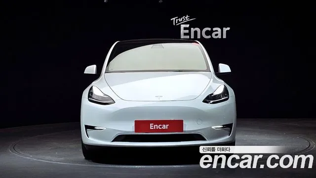Tesla Model Y 2022 Белый из Кореи, фото 4