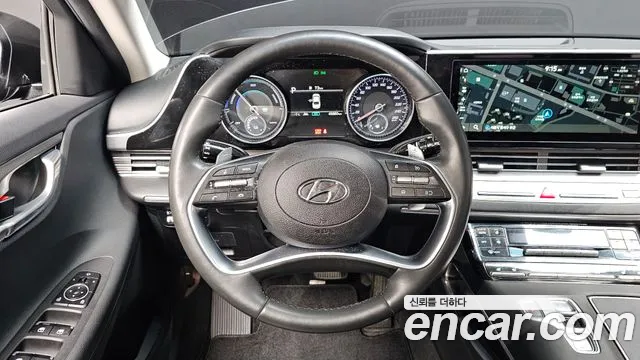 Hyundai The New Grandeur IG Hybrid 2021 Черный из Кореи, фото 4