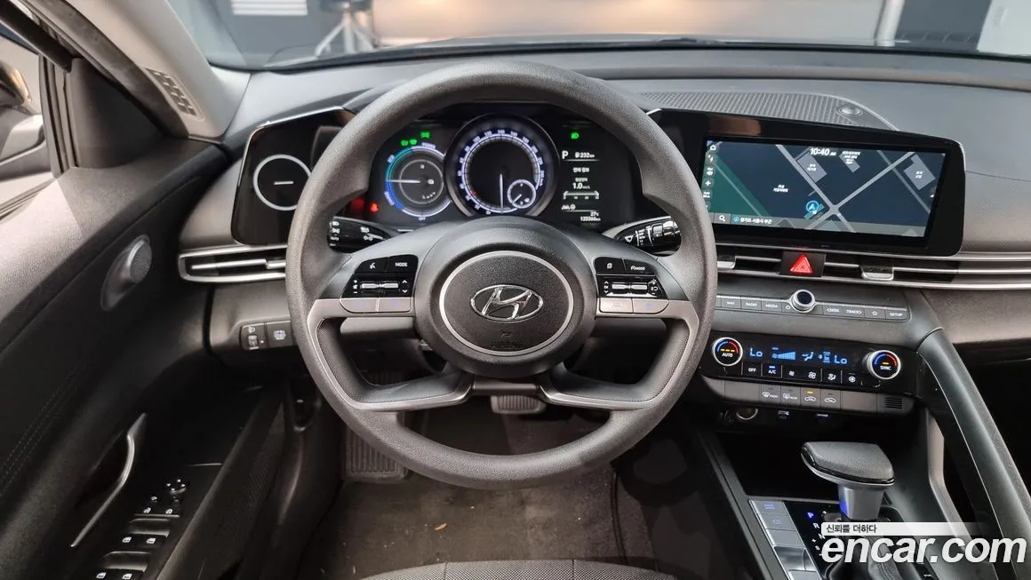 Hyundai Avante Hybrid (CN7) 2021 Черный из Кореи, фото 4