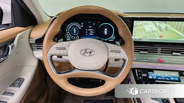 Hyundai The New Grandeur IG Hybrid 2021 Белый из Кореи, фото 4