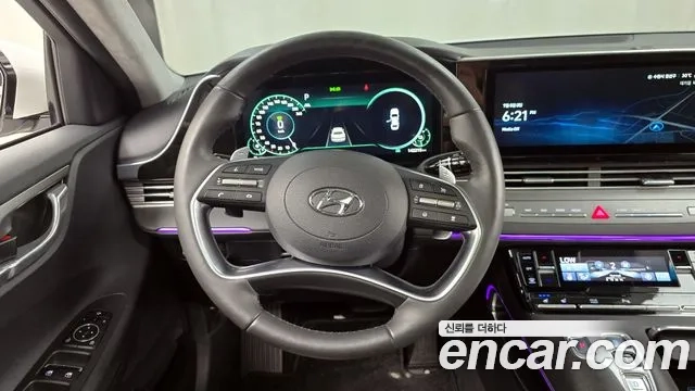 Hyundai The New Grandeur IG Hybrid 2022 Белый из Кореи, фото 4