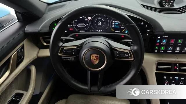 Porsche Taycan 2020 Небесно-голубой из Кореи, фото 4