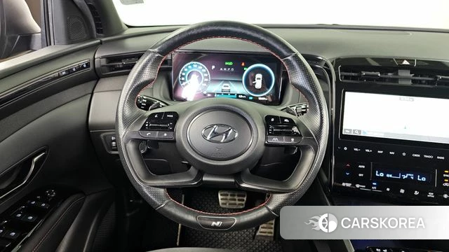 Hyundai Tucson Hybrid (NX4) 2021 Черный из Кореи, фото 4