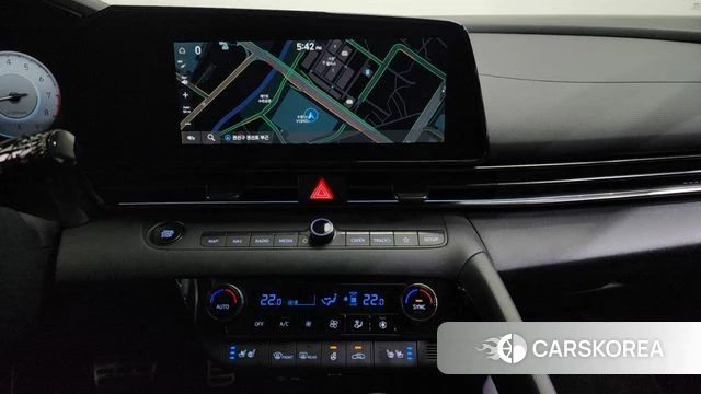 Hyundai Avante (CN7) 2022 Серебристо-серый из Кореи, фото 4