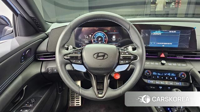 Hyundai The New Avante (CN7) 2024 Небесно-голубой из Кореи, фото 4