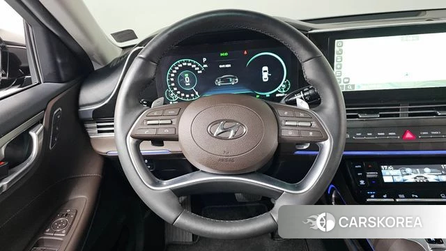 Hyundai The New Grandeur IG Hybrid 2022 Черный из Кореи, фото 4