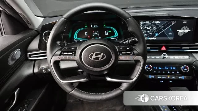 Hyundai The New Avante Hybrid (CN7) 2023 Белый из Кореи, фото 4