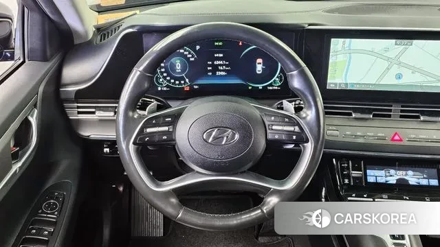 Hyundai The New Grandeur IG Hybrid 2021 Синий из Кореи, фото 4