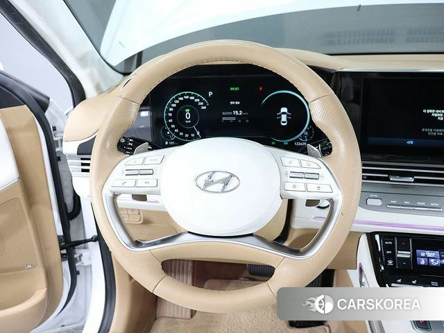 Hyundai The New Grandeur IG Hybrid 2020 Белый из Кореи, фото 4