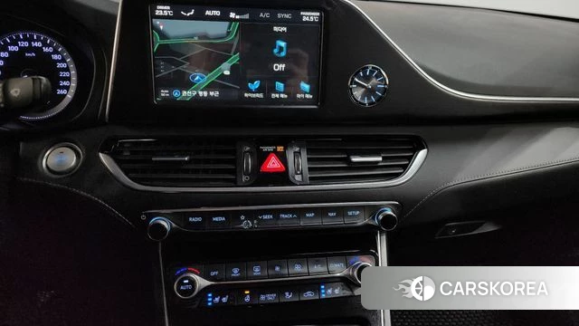 Hyundai Grandeur IG Hybrid 2019 Черный из Кореи, фото 4