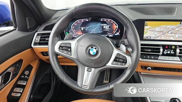BMW 3 Series (G20) 2022 Синий из Кореи, фото 4