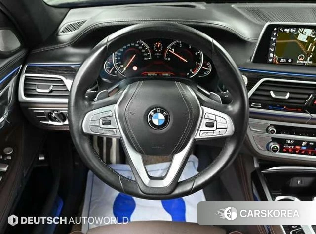 BMW 7 Series (G11) 2018 Черный из Кореи, фото 4