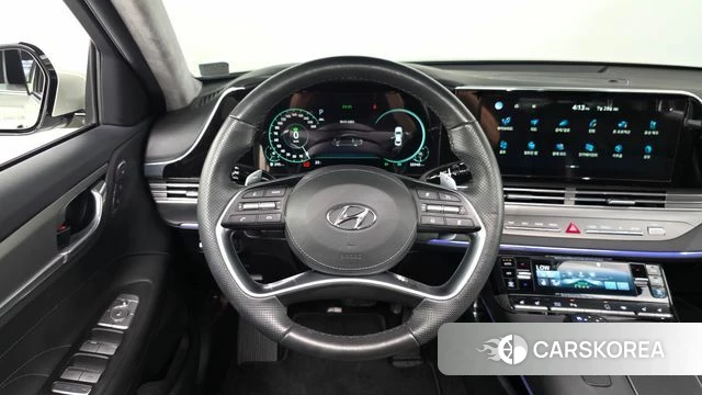 Hyundai The New Grandeur IG Hybrid 2020 Серебристо-серый из Кореи, фото 4