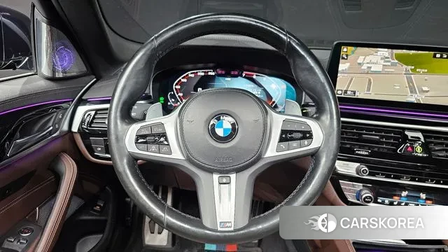 BMW 5 Series (G30) 2022 Черный из Кореи, фото 4