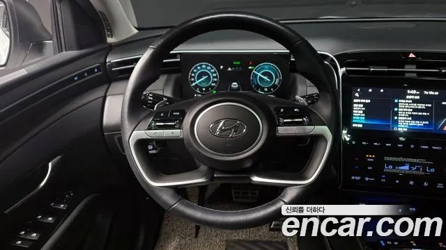 Hyundai Tucson Hybrid (NX4) 2021 Белый из Кореи, фото 4