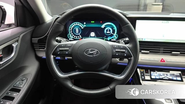 Hyundai The New Grandeur IG Hybrid 2022 Белый из Кореи, фото 4