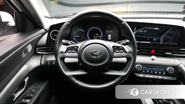 Hyundai Avante Hybrid (CN7) 2021 Белый из Кореи, фото 4