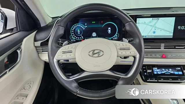 Hyundai The New Grandeur IG Hybrid 2022 Белый из Кореи, фото 4
