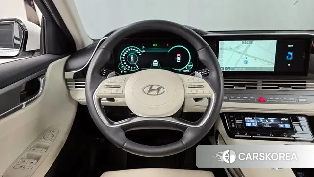 Hyundai The New Grandeur IG Hybrid 2021 Белый из Кореи, фото 4