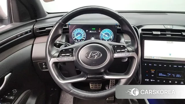 Hyundai Tucson Hybrid (NX4) 2021 Белый из Кореи, фото 4