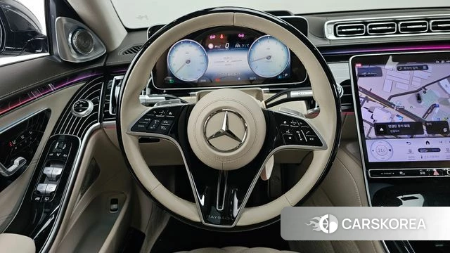Mercedes-Benz S-Class W223 2023 Черный двухцветный из Кореи, фото 4