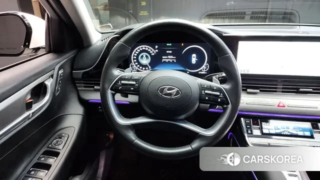 Hyundai The New Grandeur IG Hybrid 2020 Белый из Кореи, фото 4