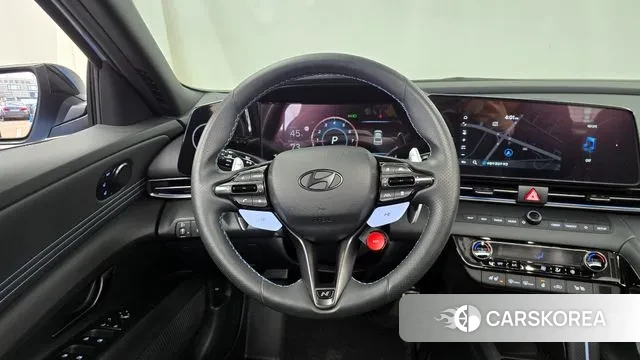 Hyundai The New Avante (CN7) 2023 Небесно-голубой из Кореи, фото 4
