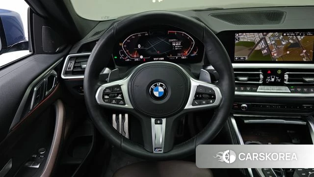 BMW 4 Series (G22) 2021 Синий из Кореи, фото 4