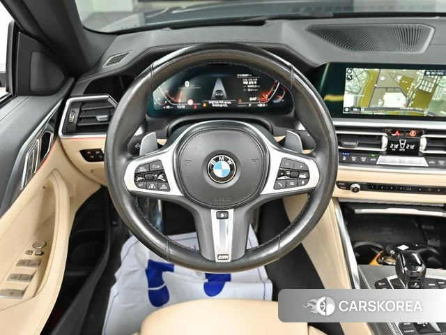 BMW 4 Series (G22) 2021 Синий из Кореи, фото 4