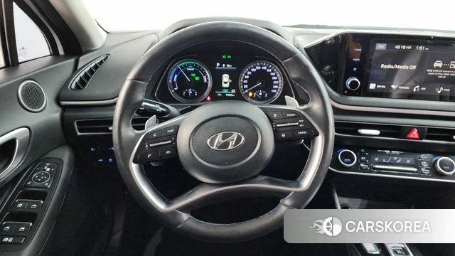 Hyundai Sonata Hybrid (DN8) 2021 Белый из Кореи, фото 4