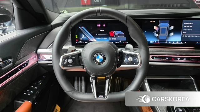 BMW 7 Series (G70) 2023 Черный из Кореи, фото 4
