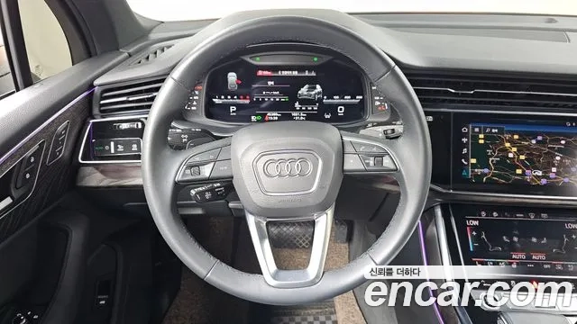 Audi Q7 (4M) 2022 Черный из Кореи, фото 4